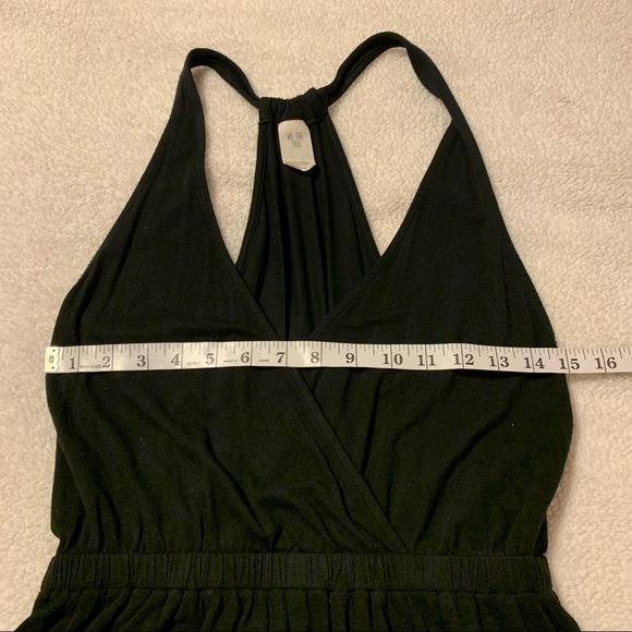 Free People Tank Top • We the Free Black Heat Wave Peplum Surplice Sleeveless - Picture 8 of 12